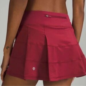 Lululemon Pace Rival Burgundy Athletic Skirt 8